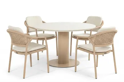 Hartman diningset girona taragona cappuccino - afbeelding 1