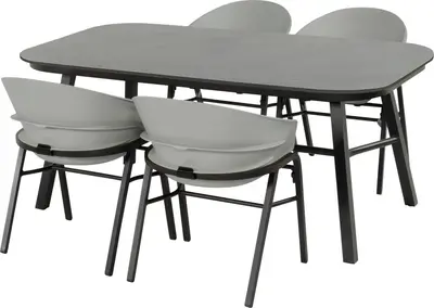 Hartman diningset tubb ceramic concrete grey - afbeelding 2