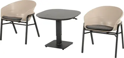 Hartman diningset tubb ceramic soft taupe - afbeelding 2