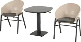 Hartman diningset tubb ceramic soft taupe - afbeelding 1