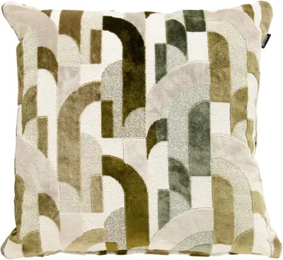 Hartman kussen raya 50x50cm olive - afbeelding 1
