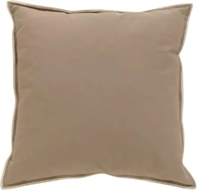 Hartman kussen vienna 45x45cm taupe - afbeelding 1