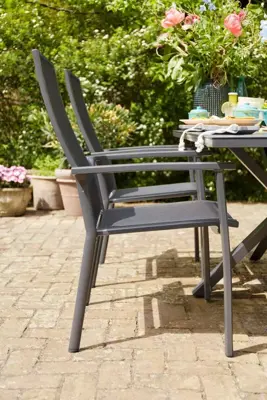 Hartman stapelbare dining tuinstoel aruba xerix - afbeelding 2