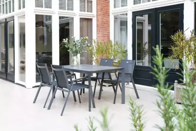 Hartman stapelbare dining tuinstoel aruba xerix - afbeelding 3