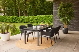 Hartman stapelbare dining tuinstoel cairo black - afbeelding 6