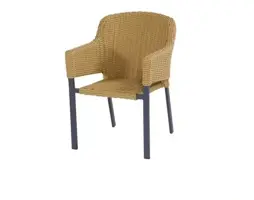Hartman stapelbare dining tuinstoel cairo yellow - afbeelding 1