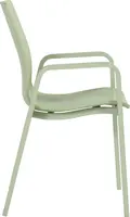 Hartman stapelbare dining tuinstoel flow soft green - afbeelding 3