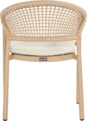 Hartman stapelbare dining tuinstoel taragona cappuccino - afbeelding 3