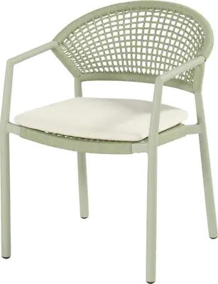 Hartman stapelbare dining tuinstoel taragona groen - afbeelding 1