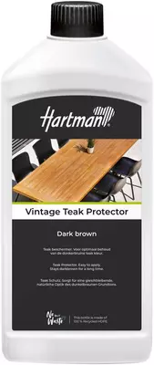 Hartman teak protector vintage bruin 1l