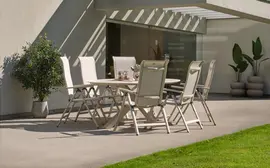 Hartman verstelbare dining tuinstoel alice sand - afbeelding 2