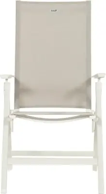 Hartman verstelbare dining tuinstoel aruba royal white - afbeelding 2