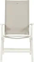 Hartman verstelbare dining tuinstoel aruba royal white - afbeelding 2