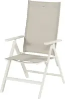 Hartman verstelbare dining tuinstoel aruba royal white - afbeelding 1