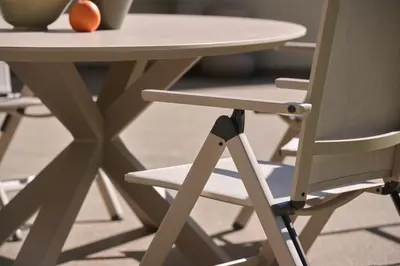 Hartman verstelbare dining tuinstoel aruba sand - afbeelding 6