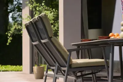 Hartman verstelbare dining tuinstoel flora charcoal - afbeelding 9