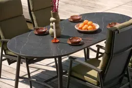 Hartman verstelbare dining tuinstoel flora charcoal - afbeelding 11