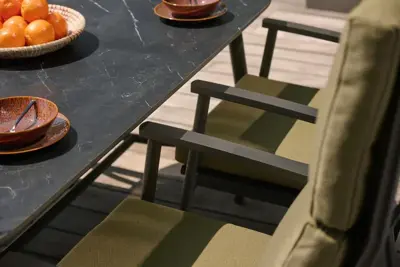 Hartman verstelbare dining tuinstoel flora charcoal - afbeelding 14