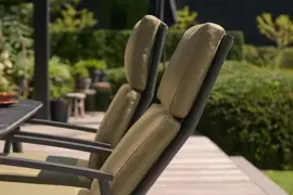 Hartman verstelbare dining tuinstoel flora charcoal - afbeelding 15