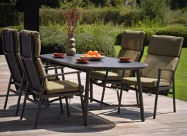 Hartman verstelbare dining tuinstoel flora charcoal - afbeelding 12
