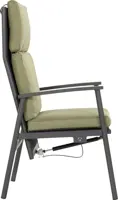 Hartman verstelbare dining tuinstoel flora charcoal - afbeelding 3
