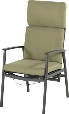 Hartman verstelbare dining tuinstoel flora charcoal - afbeelding 1