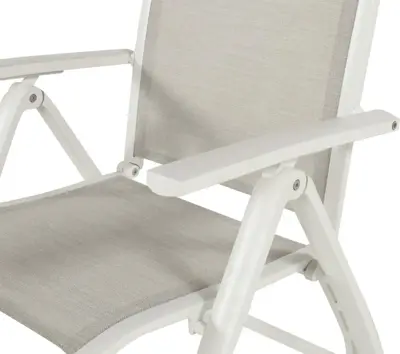 Hartman verstelbare dining tuinstoel troy royal white - afbeelding 5