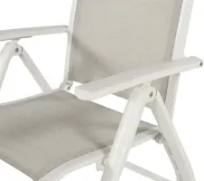 Hartman verstelbare dining tuinstoel troy royal white - afbeelding 5