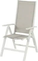 Hartman verstelbare dining tuinstoel troy royal white - afbeelding 1