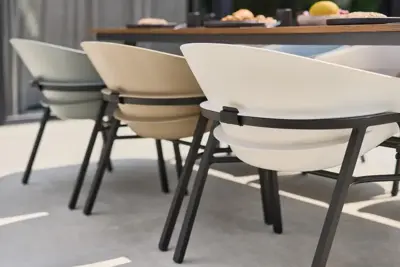 Hartman verstelbare dining tuinstoel tubb concrete grey - afbeelding 7