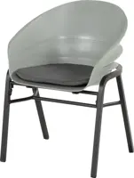 Hartman verstelbare dining tuinstoel tubb concrete grey - afbeelding 1