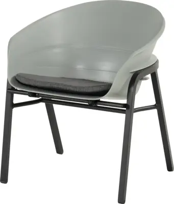 Hartman verstelbare dining tuinstoel tubb concrete grey - afbeelding 2