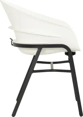 Hartman verstelbare dining tuinstoel tubb royal white - afbeelding 3