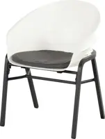 Hartman verstelbare dining tuinstoel tubb royal white - afbeelding 1