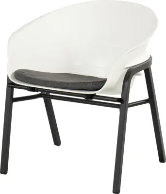 Hartman verstelbare dining tuinstoel tubb royal white - afbeelding 2