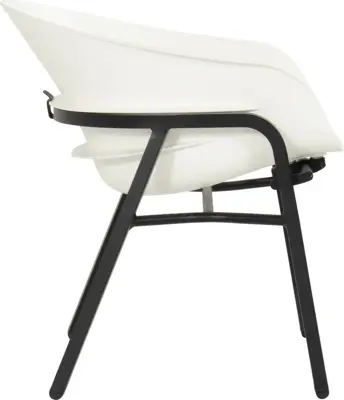 Hartman verstelbare dining tuinstoel tubb royal white - afbeelding 4