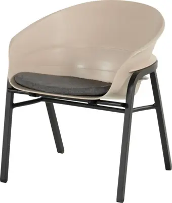 Hartman verstelbare dining tuinstoel tubb soft taupe - afbeelding 2