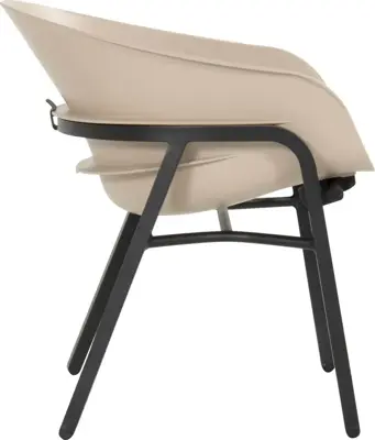 Hartman verstelbare dining tuinstoel tubb soft taupe - afbeelding 4