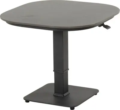 Hartman verstelbare dining tuintafel tubb ceramic 70x70x75cm black - afbeelding 2