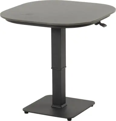 Hartman verstelbare dining tuintafel tubb ceramic 70x70x75cm black - afbeelding 1