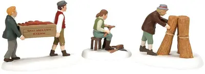 Harvesting Progress - 3 Piece Figurines - Dickens Village