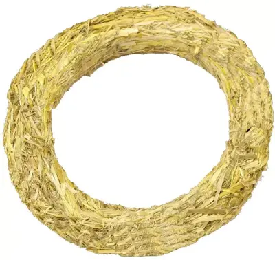 HBX natural living krans stro 50cm naturel