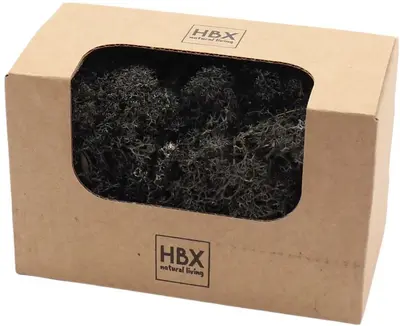 HBX natural living rendiermos zwart 50 gram
