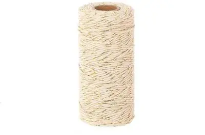 HBX natural living touw 100 meter wit, goud