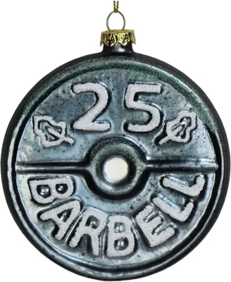 HD Collection glazen kerst ornament halter 9cm grijs