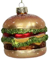 HD Collection glazen kerst ornament hamburger 9.5cm multi - afbeelding 2