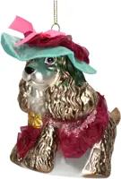 HD Collection glazen kerst ornament hond cocker spaniël 12.5cm multi kopen?