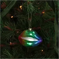 HD Collection glazen kerst ornament lippen regenboog 5.5cm multi - afbeelding 3