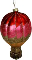 HD Collection glazen kerst ornament luchtballon 11.5cm multi kopen?