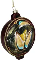HD Collection glazen kerst ornament mosselen 11.5cm multi kopen?